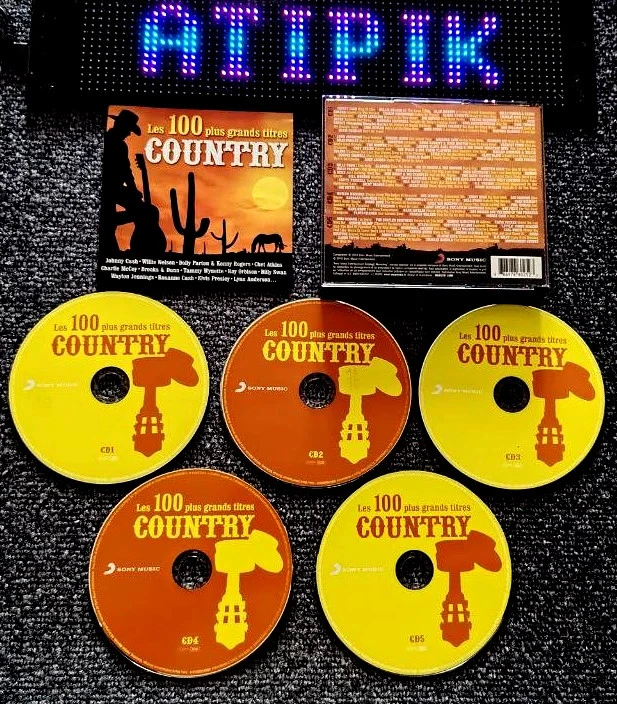 Coffret 5 CD Ultime : Les 100 Plus Grands Titres Country 🎸🔥 – photo 3
